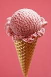 Strawberry Ice Cream Cone-Marc O^ Finley-Photographic Print