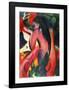 Marc-Red Woman-Franz Marc-Framed Art Print