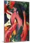 Marc-Red Woman-Franz Marc-Mounted Art Print