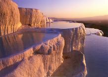 Terraced Thermal Pools, Turkey-Marc Romanelli-Framed Art Print