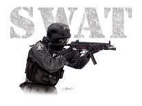 SWAT-Marc Wolfe-Giclee Print