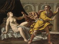 Joseph and Potiphar's Wife-Marcantonio Bassetti-Stretched Canvas