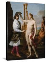 Marcantonio Pasqualini Crowned by Apollo, 1641-Andrea Sacchi-Stretched Canvas