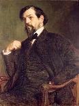 Portrait of Claude Debussy (1862-1918) 1902-Marcel Andre Baschet-Stretched Canvas