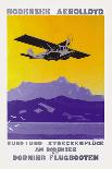 Bodensee Aerolloyd Flying Boat Tours-Marcel Dornier-Mounted Art Print