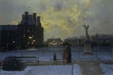 The Evening Promenade-Marcel Lebrun-Stretched Canvas