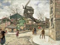 The Allotments of Montmartre-Marcel Leprin-Stretched Canvas