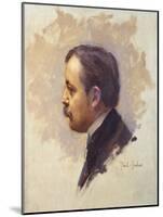 Marcel Prevost (1862-1941) (Oil on Canvas)-Paul Chabas-Mounted Giclee Print