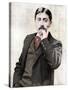 Marcel Proust, French intellectual, novelist, essayist and critic, late 19th-early 20th century-Otto-Stretched Canvas