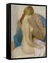 Marcela in Profile-Ramon Pichot-Framed Stretched Canvas