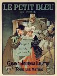 French Poster Advertising the Newspaper 'Le Petit Bleu De Paris'-Marcelin Auzolle-Giclee Print