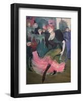 Marcelle Lender Dancing Bolero-Henri de Toulouse-Lautrec-Framed Art Print