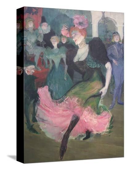 Marcelle Lender Dancing Bolero-Henri de Toulouse-Lautrec-Stretched Canvas