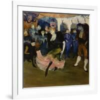 Marcelle Lender Dancing the Bolero in 'Chilperic', 1896-Henri de Toulouse-Lautrec-Framed Giclee Print