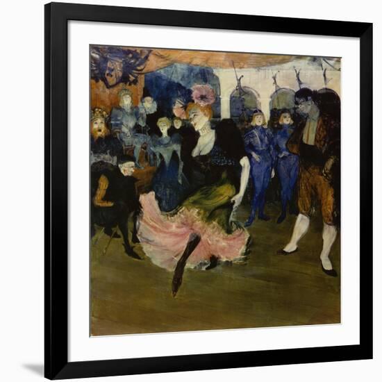 Marcelle Lender Dancing the Bolero in 'Chilperic', 1896-Henri de Toulouse-Lautrec-Framed Giclee Print