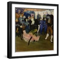 Marcelle Lender Dancing the Bolero in 'Chilperic', 1896-Henri de Toulouse-Lautrec-Framed Premium Giclee Print