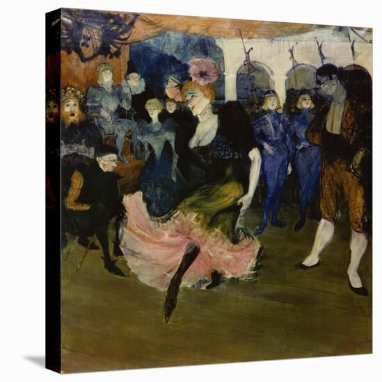Marcelle Lender Dancing the Bolero in 'Chilperic', 1896-Henri de Toulouse-Lautrec-Stretched Canvas
