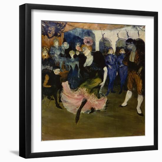 Marcelle Lender Dancing the Bolero in 'Chilperic', 1896-Henri de Toulouse-Lautrec-Framed Giclee Print