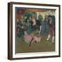Marcelle Lender Dancing the Bolero in 'Chilperic', by Henri de Toulouse-Lautrec,-Henri de Toulouse-Lautrec-Framed Art Print