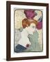 Marcelle Lender-Henri de Toulouse-Lautrec-Framed Art Print