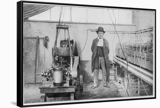 Marcellin Berthelot in His Laboratory in Meudon-Gribayedoff-Framed Stretched Canvas