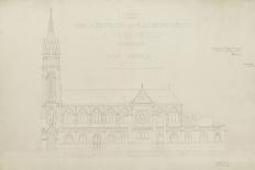 Projet d'église : façade principale, élévation-Marcellin Varcollier-Giclee Print