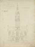 Eglise paroissiale à Napoléonville (Pontivy, Morbihan) : plan au niveau des terrasses, plan des-Marcellin Varcollier-Giclee Print