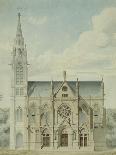 Eglise paroissiale à Napoléonville (Pontivy, Morbihan) : plan du rez-de-chaussée-Marcellin Varcollier-Giclee Print