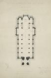 Eglise paroissiale à Napoléonville (Pontivy, Morbihan) : plan du rez-de-chaussée-Marcellin Varcollier-Framed Giclee Print