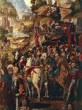 Group of Drinkers, Ca 1548-Marcello Fogolino-Framed Giclee Print