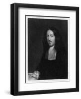 Marcello Malpighi Italian Medical Fellow of the Royal Society-William Holl the Younger-Framed Art Print