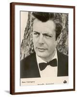 Marcello Mastroianni Italian Film Actor-null-Framed Photographic Print