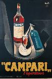 Poster Advertising Campari Laperitivo-Marcello Nizzoli-Framed Stretched Canvas