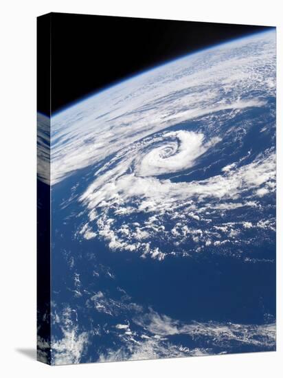 March 10, 2002, a Well-Defined Subtropical Cyclone Over the Tasman Sea-Stocktrek Images-Stretched Canvas