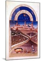 March, 1412-1416-Hermann Limbourg-Mounted Giclee Print