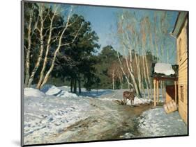 March, 1895-Isaak Ilyich Levitan-Mounted Giclee Print