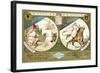 March and April: Aries and Taurus-null-Framed Giclee Print