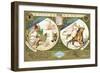 March and April: Aries and Taurus-null-Framed Giclee Print