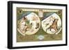 March and April: Aries and Taurus-null-Framed Giclee Print