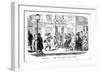 March - Day and Night Nearly Equal, 19th Century-George Cruikshank-Framed Giclee Print