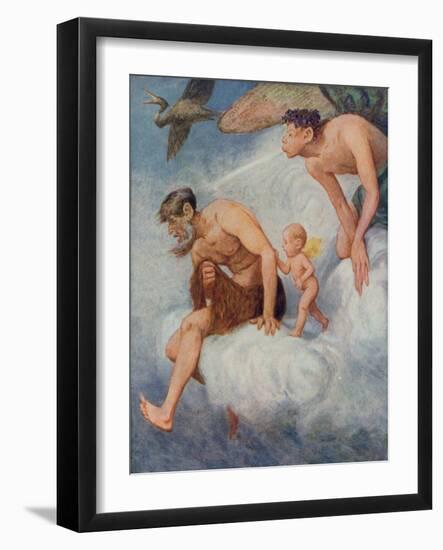 March from 'Festkalender' Published in Leipzig C.1910-Hans Thoma-Framed Giclee Print