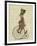 March Hare on Penny Farthing-Fab Funky-Framed Art Print