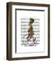 March Hare on Penny Farthing-Fab Funky-Framed Art Print