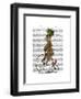 March Hare on Penny Farthing-Fab Funky-Framed Art Print