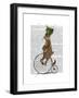 March Hare on Penny Farthing-Fab Funky-Framed Art Print