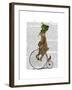 March Hare on Penny Farthing-Fab Funky-Framed Art Print