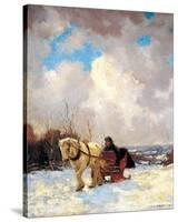 March Morning, the Red Cariole-Frederick Simpson Coburn-Stretched Canvas