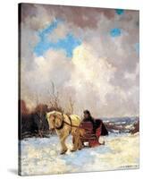 March Morning, the Red Cariole-Frederick Simpson Coburn-Stretched Canvas