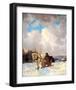 March Morning, the Red Cariole-Frederick Simpson Coburn-Framed Art Print