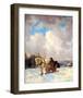 March Morning, the Red Cariole-Frederick Simpson Coburn-Framed Art Print